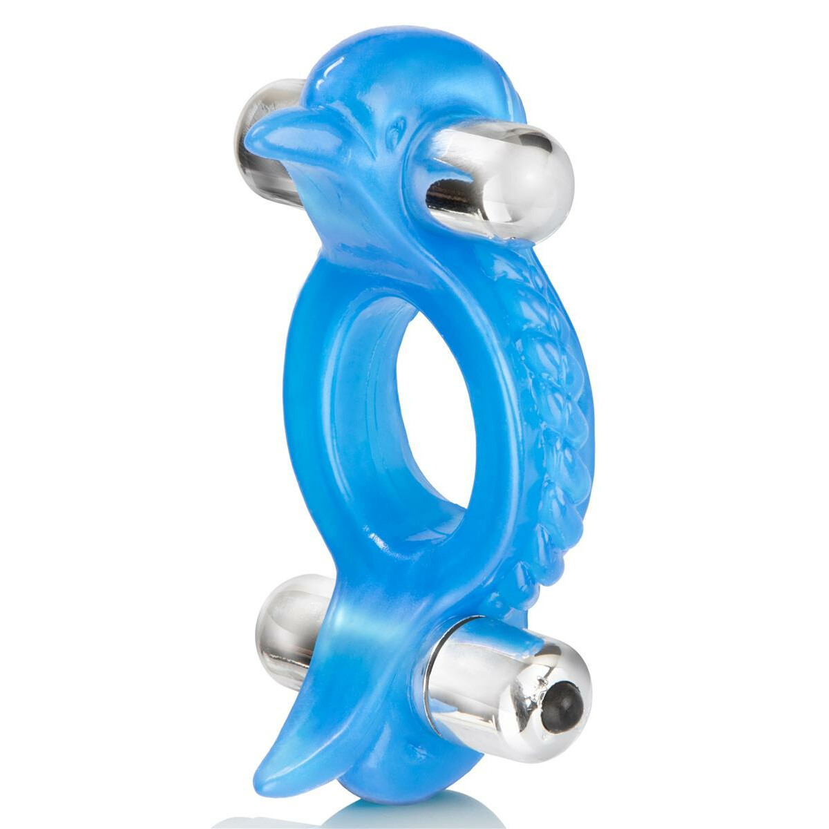 ANELLI FALLICI DOUBLE DOLPHIN BLU