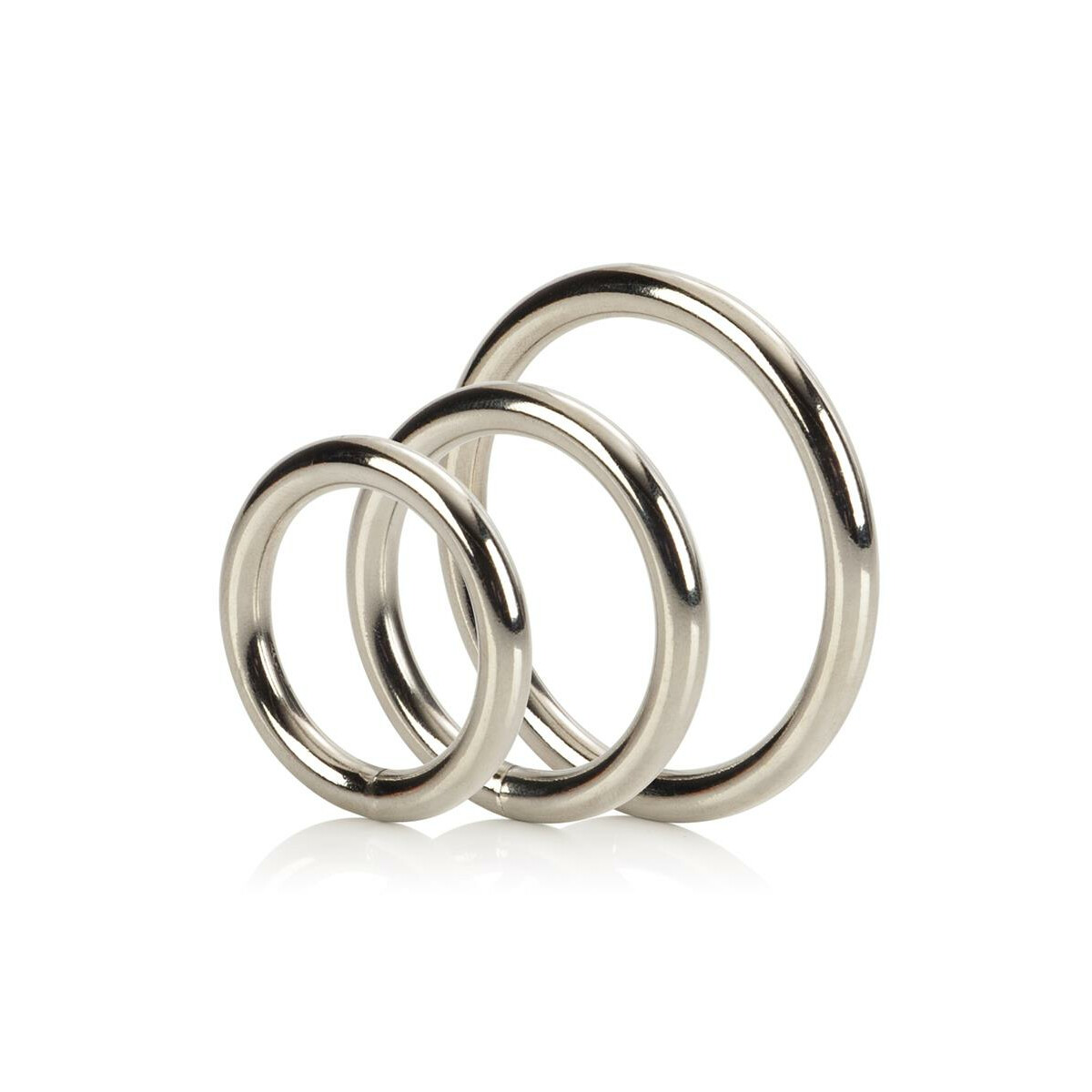 ANELLI FALLICI SILVER RING 3 PIECE SET