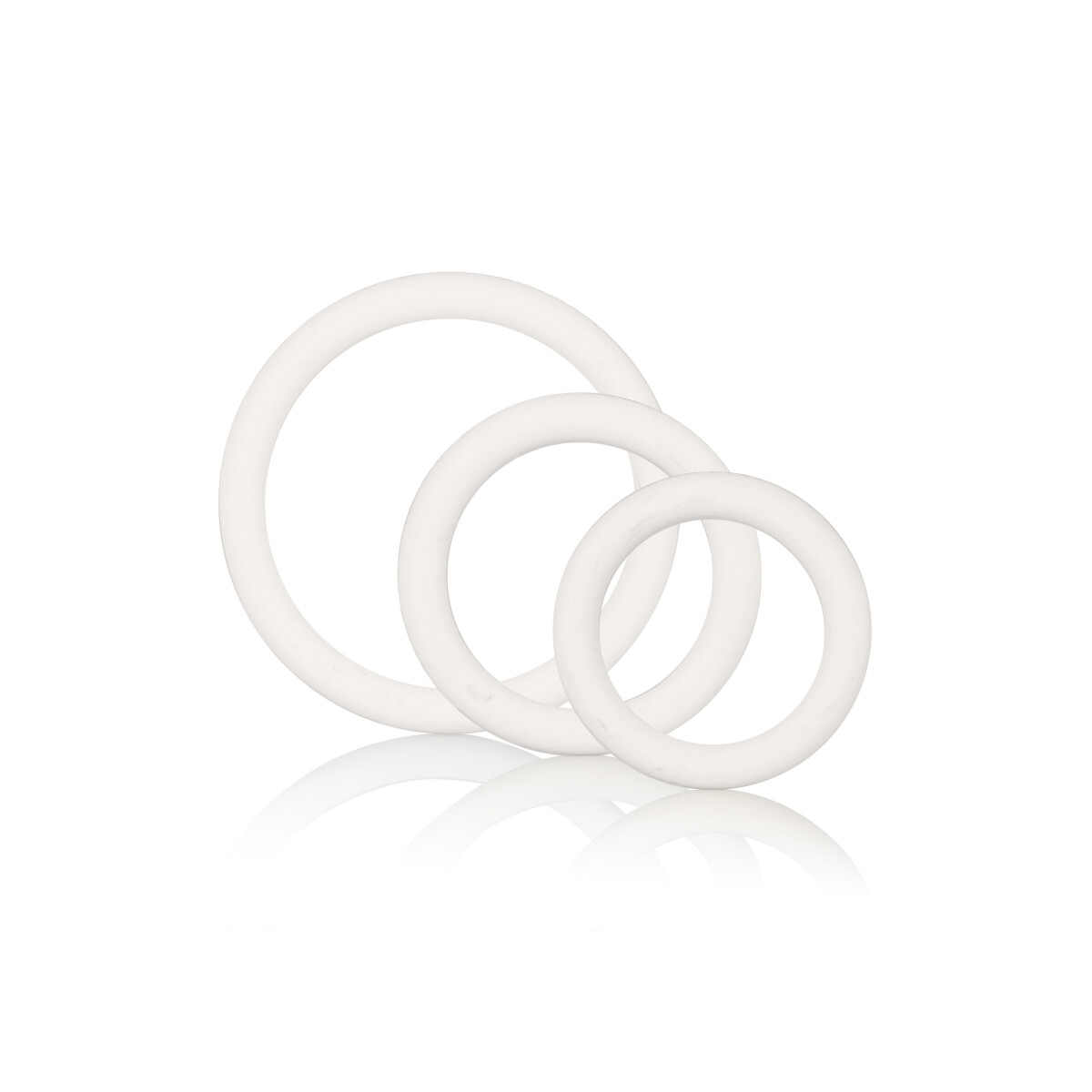 ANELLI FALLICI RUBBER RING BIANCO SET 3PCS