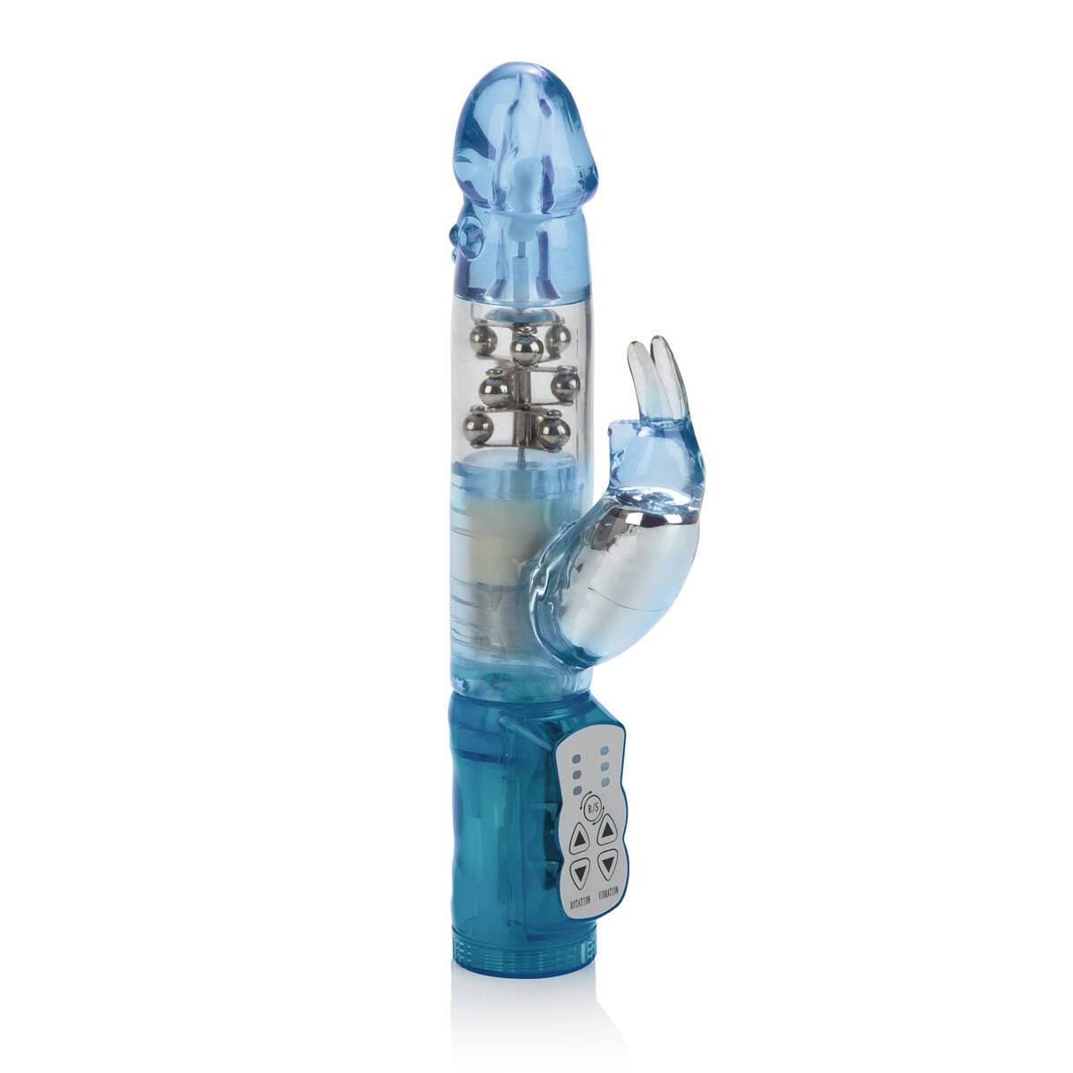 DOPPEL-VIBRATOR JACK RABBIT WP BLAU