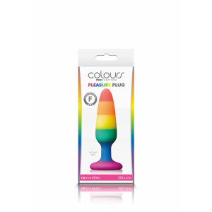 Pleasure plug anale Rainbow Small MULTICOLOR