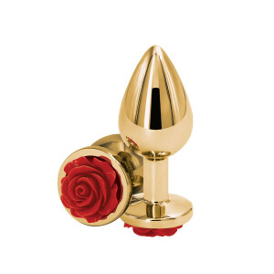 Rose Buttplug medio ROSSO