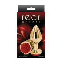 Rose Buttplug medio ROSSO