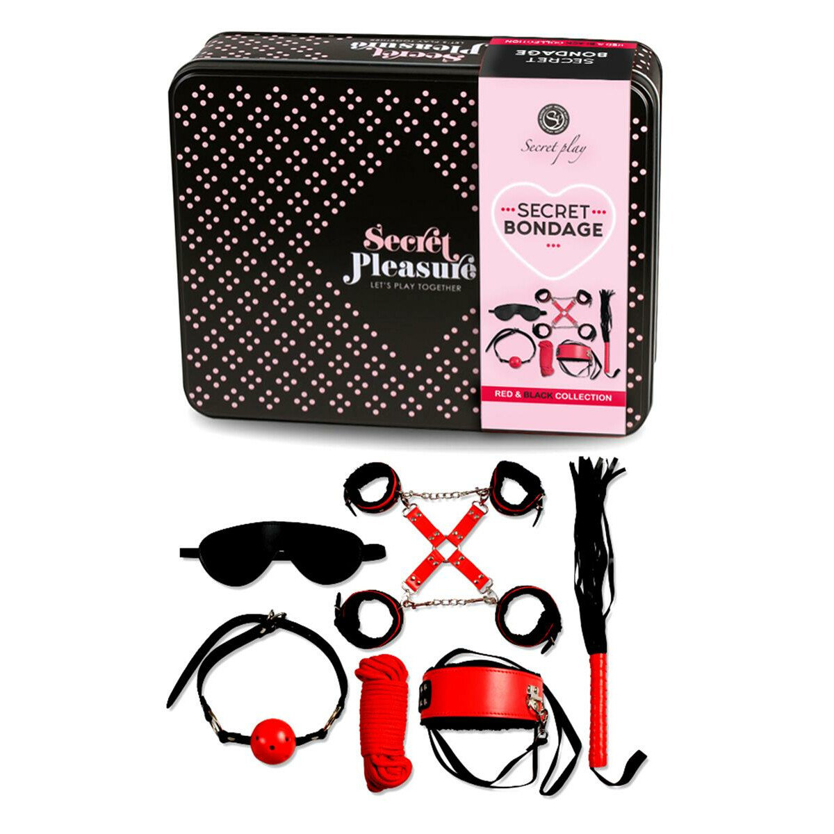 Kit Bondage Due Colori ROSSO