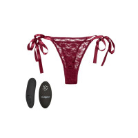 Remote Control Lace Thong Set